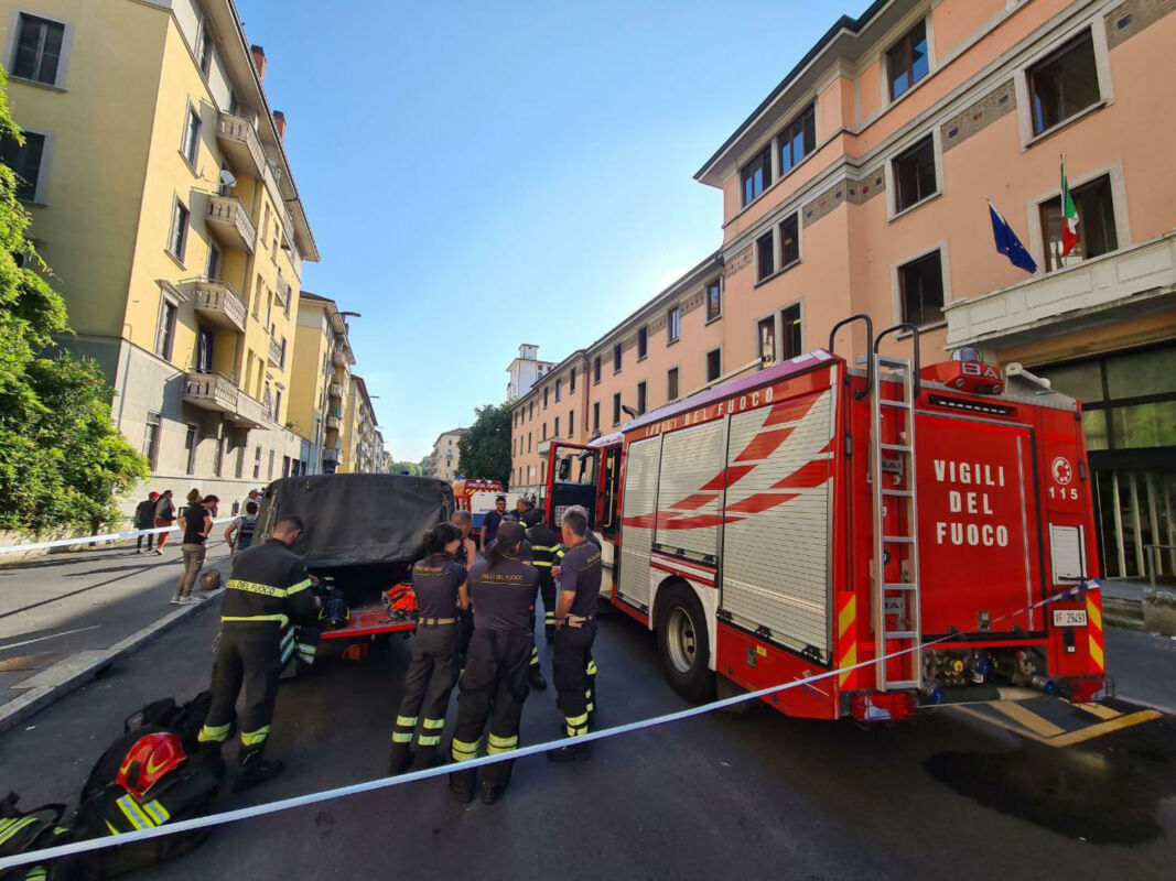 incendio Rsa anziani