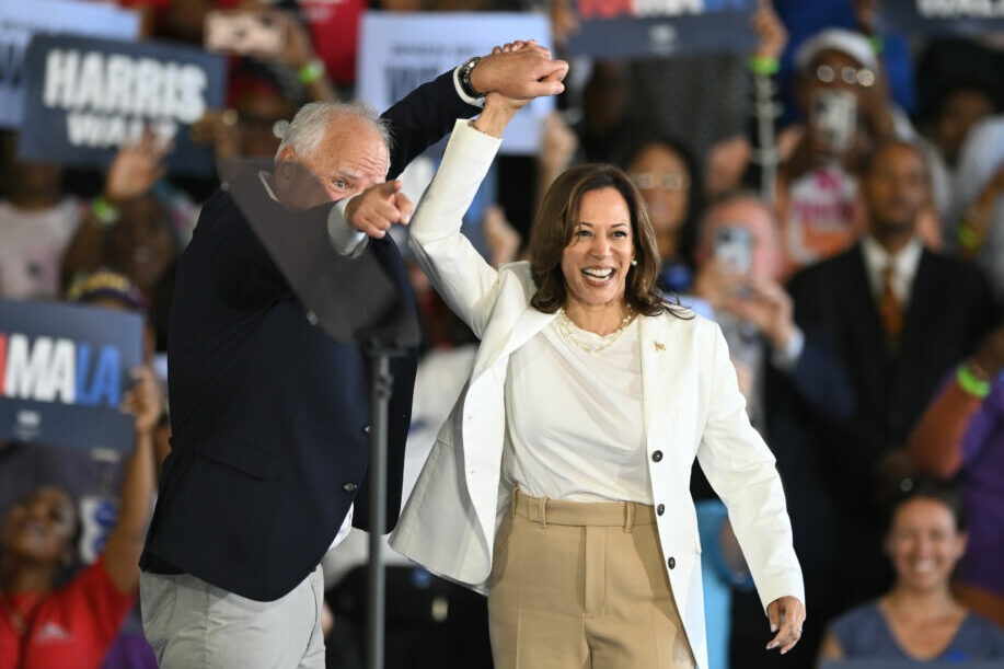 August 7, 2024, Detroit, Michigan, U.S: Vice President KAMALA HARRIS during the Detroit Rally with Vice President Kamala Harris and Governor Tim Walz. (Credit Image: © Scott Hasse/ZUMA Press Wire)