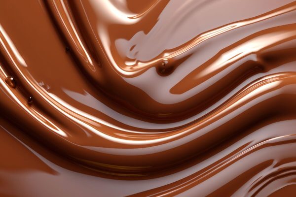 Processed,Collage,Of,Melted,Liquid,Chocolate,Texture.,Background,For,Banner,