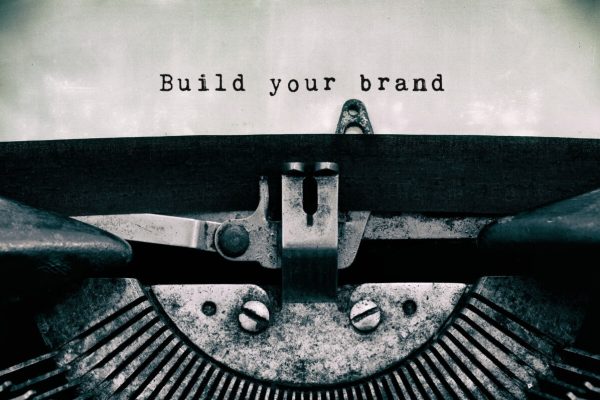 Build,You,Brand,Words,Typed,On,A,Vintage,Typewriter,In